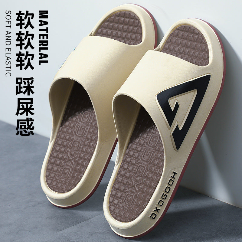 2026 men's slippers - summer outdoor anti-slip thick sole "cloud-like" comfort trendy beach couple's new sandals