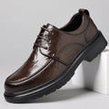 Genuine leather men's dress shoes - new arrival, bestseller. business casual, lace-up style, versatile, perfect for groom and wedding