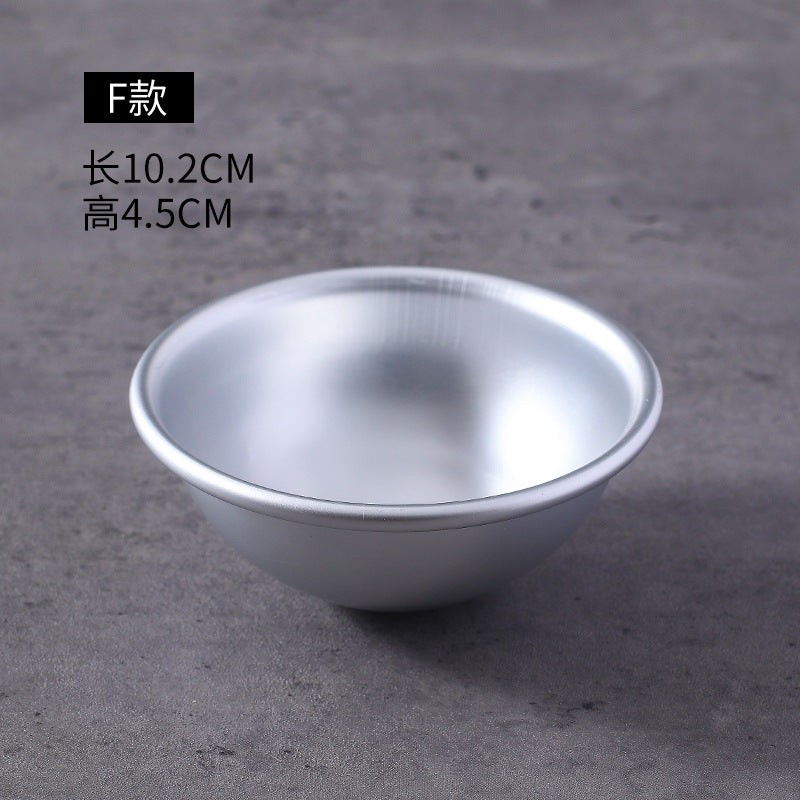 Snow mei niang mold bath salt ball shallow semi-circular mold glutinous rice glutinous pudding mold mousse cake mold snow mei niang tool