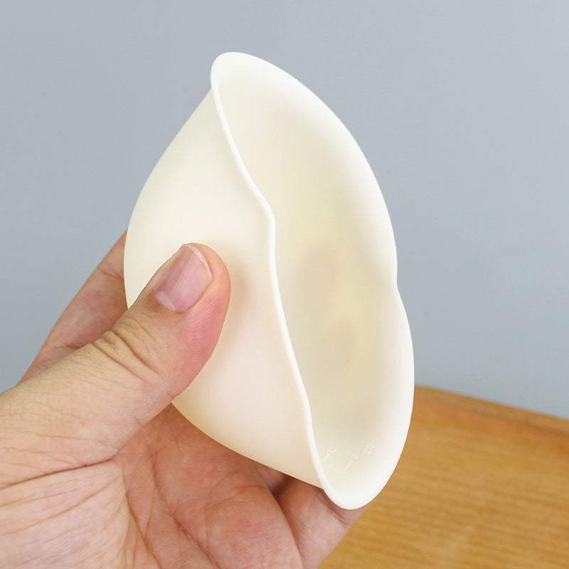 Small flat silicone mask bowl soft bowl beauty salon bowl small bowl makeup spa tool mask tool manufacturer