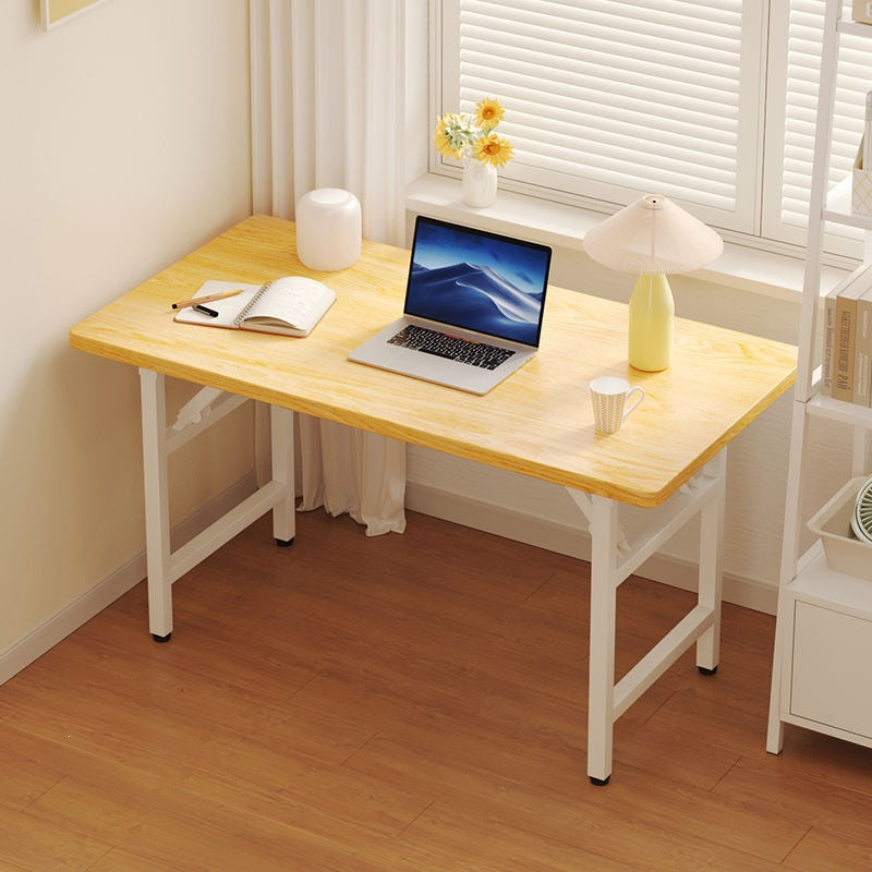 Foldable computer desk desktop desk casual modern home office table bedroom simple study table writing desk