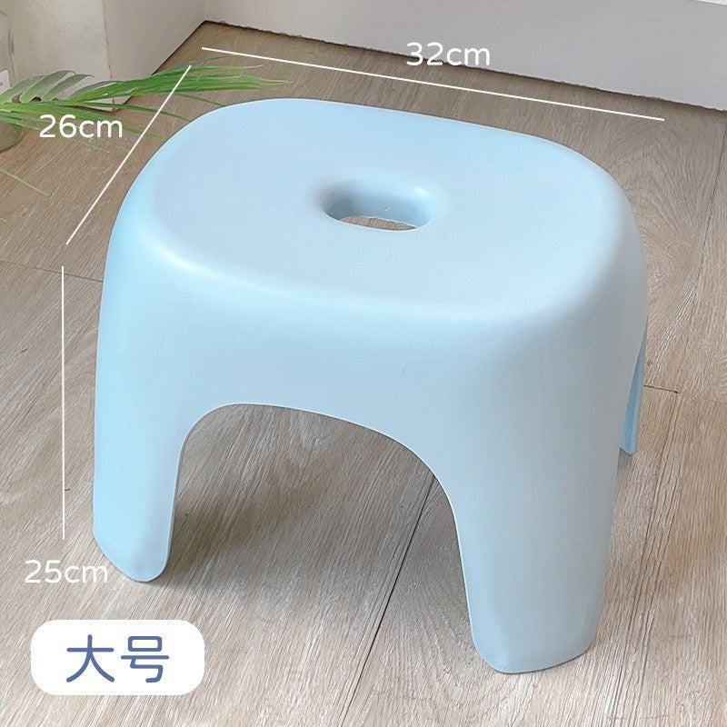 Plastic stool kids washbasin step stool for homethickened small stool adult non-slip stool shoe changing stool low stool