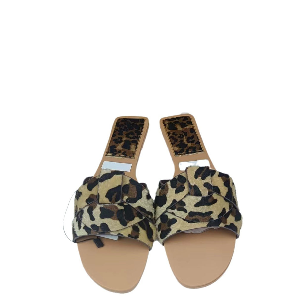Za 2024 spring new women's square toe crossover flat sandals - minimalist, versatile, and perfect for everyday wear