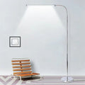 Led eye-care floor lamp - perfect for living room, bedroom, study, reading - high brightness, remote control dimming, piano/mahjong style