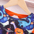 new arrivals: autumn/winter long-sleeve dress with bow and pumpkin/halloween print for toddlers and young children - dropshipping available