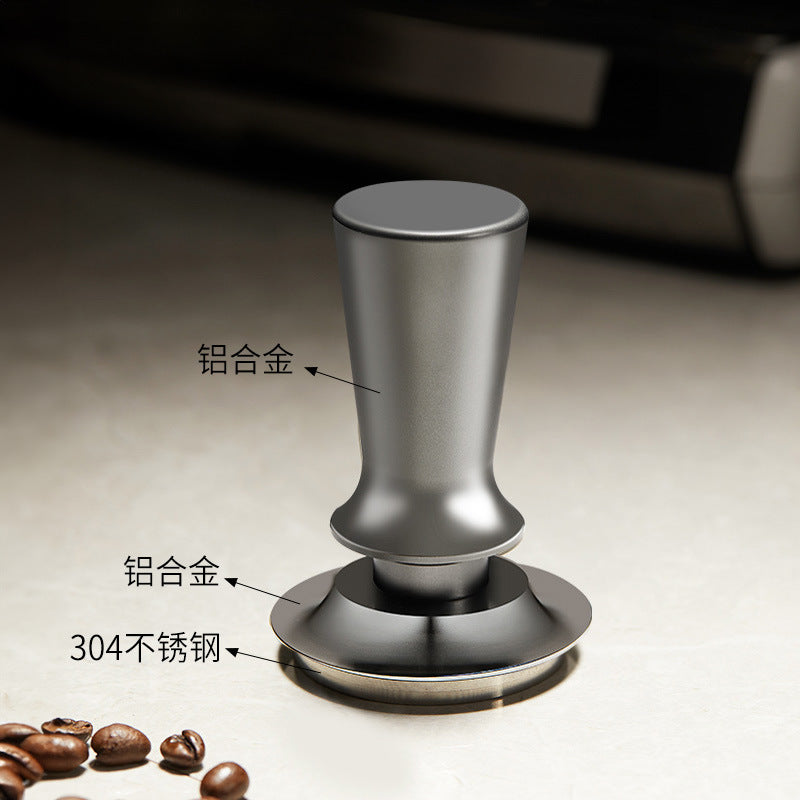 Stainless steel coffee distributor & tamper combo - all-in-one set for home use