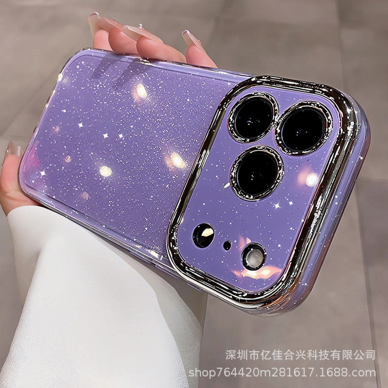 Jelly glitter: instantly transform your phone with 17 large view windows - iphone 16 pro max case, apple 17 trending protective cover