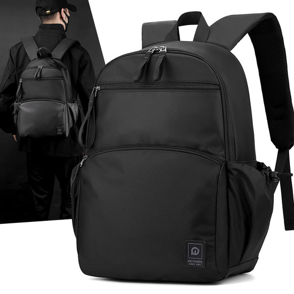 WEPOWER New Men's Large Capacity Backpack Qin Business Computer Bag College Student School Bag Travel Backpack