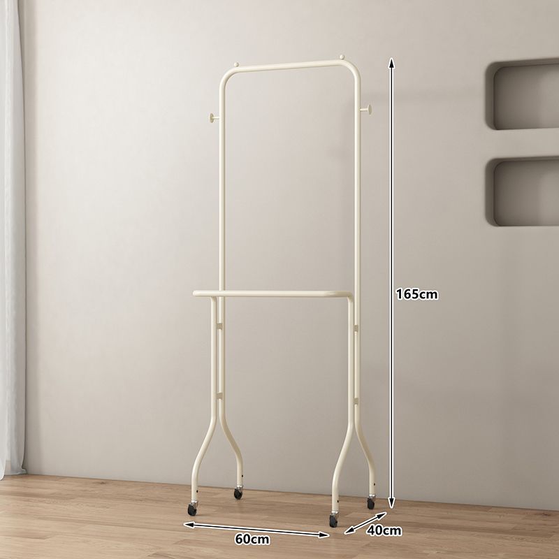 Casual clothes hanger italianaccessible luxury bedroom accessible luxury storage cream for home space floor-standing clothes coat rack shelf
