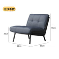 Gray blue black—leather—no armrests