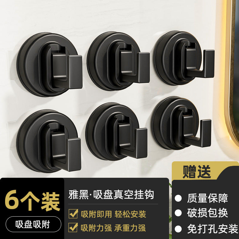 Suction cup hook, strong vacuum, no punching, wall, bathroom, kitchen, door, weighing, traceless bathroom towel hook