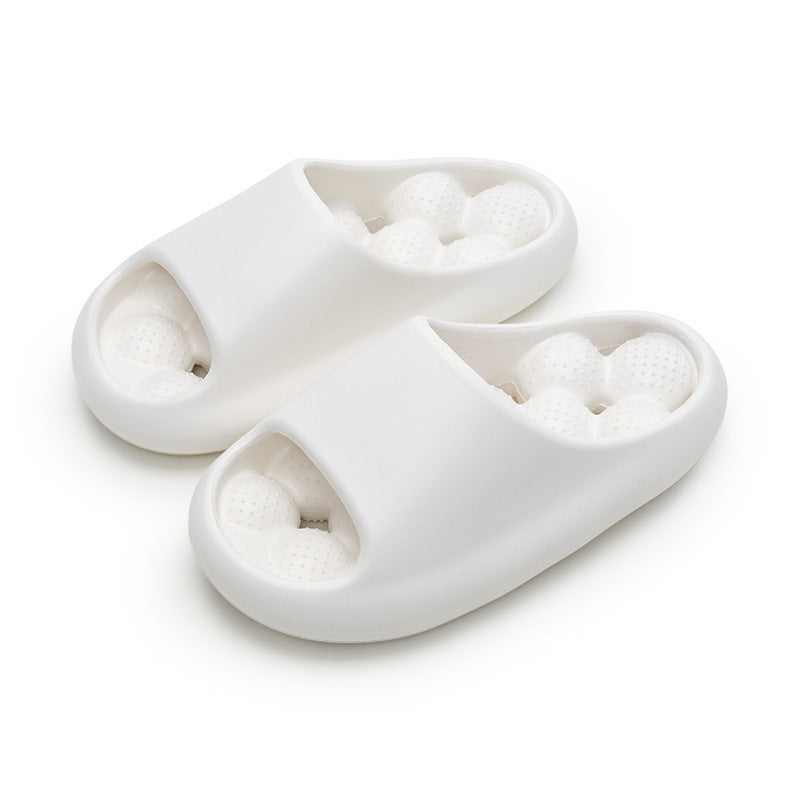 New "cloud-like" massage slippers for women - summer indoor home, couple's bathroom, anti-slip, leak-proof, soft sole sandals