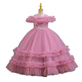 New wholesale girl's dress, fluffy wedding dress, princess dress, flower girl dress, piano recital dress, kids dress