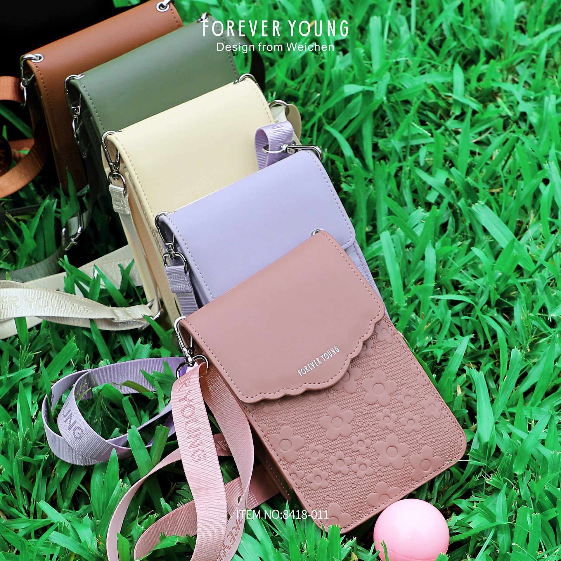 Foreign trade  new mobile phone bag women's fashion versatile change bag pu advanced messenger bag large-capacity wholesale