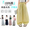 【beat the heat this summer】new summer collection: stylish, lightweight, and breathable 100% cotton casual pants for kids - versatile, loose-fit trousers (style 2613)