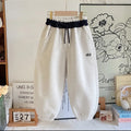Customization link supports oem and odm. trendy drawstring sweatpants for kids and teens, perfect for autumn