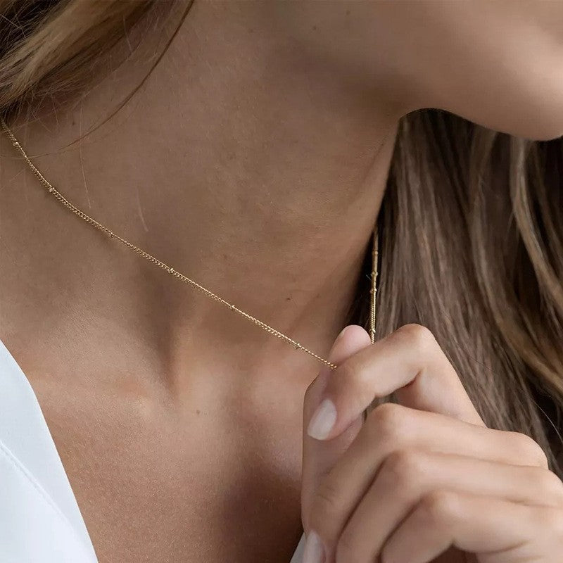 European and american cross-border jewelry: minimalist fashion short necklace, versatile and trendy street style choker