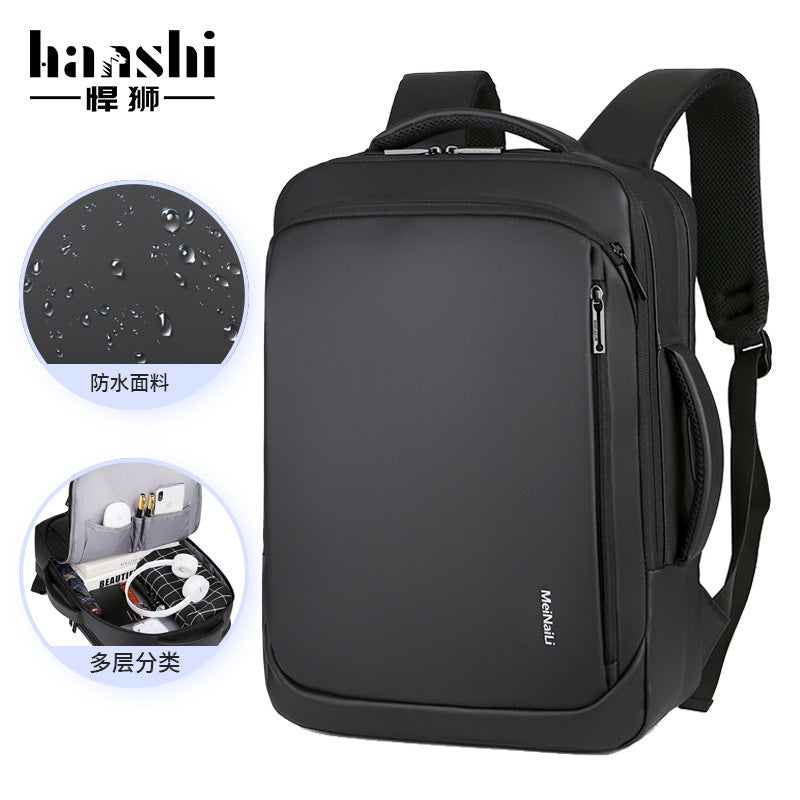 Cross-border business men's backpack, high-end fashion travel backpack, large-capacity waterproof schoolbag, backpack computer bag