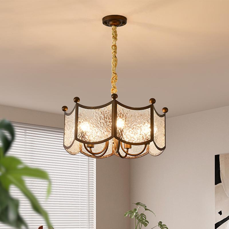 Zhongshan French retro medieval bedroom chandelier Nanyang style restaurant light study tea room room creative shop chandelier