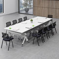 Practical multi-purpose training table, mobile silent office desk, foldable table, minimalist office splicing conference table