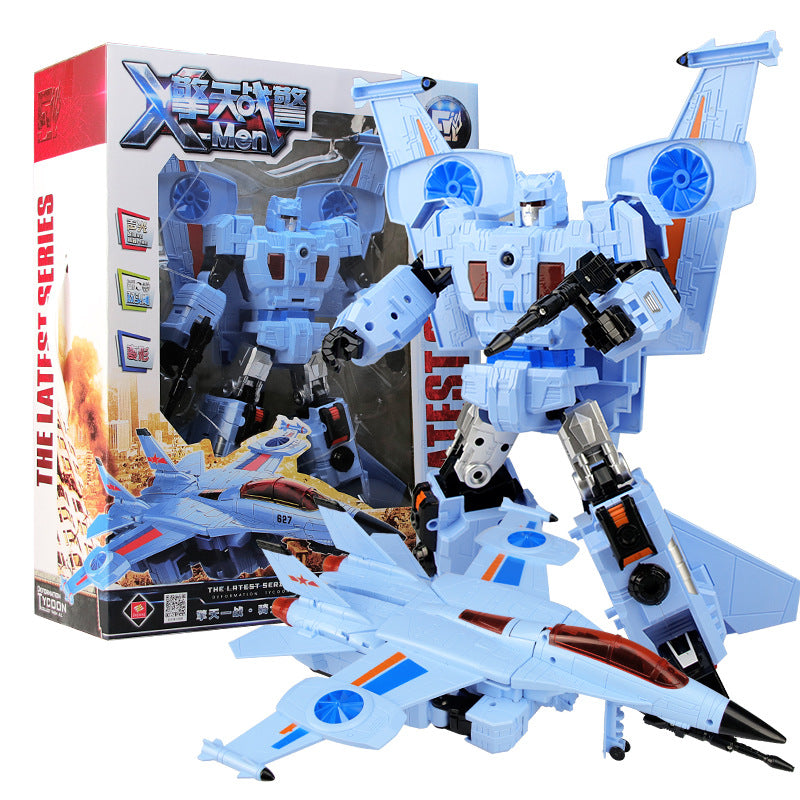 Toy 5 Car Robot King Kong Optimus Pillar Model Figure Bumblebee Children's 4 Boy Genuine Puzzle