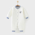 Baby rompers - spring, autumn, and winter styles - quilted baby outwear - newborn winter warm jumpsuits, crawling suits, and sleepwear