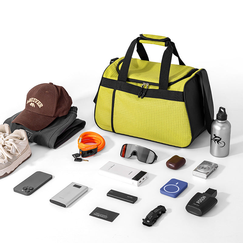 New yoga fitness bag travel bag storage duffel bag large capacity short business trip boarding shoulder bag wholesale