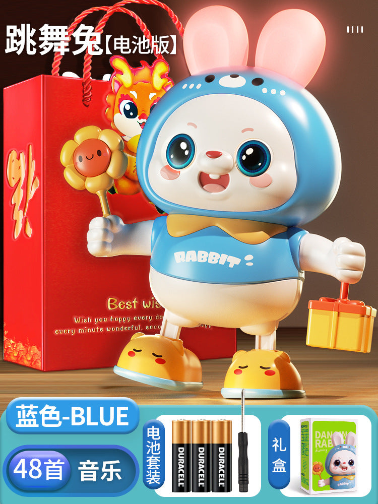 Kids' frog dancing robot toy with lights, singing, educational early learning machine, gift for boys and girls ages 0-3