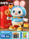 Gift box dancing blue rabbit [48 songs] + battery + gift bag
