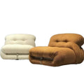 Li scandinavian designer hippo sofa retroaccessible luxury casual lazy cashmere casual single sofa chair solid wood