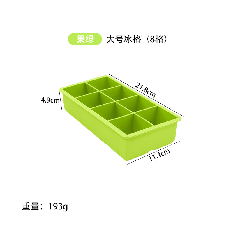 hot-selling ice cube mold, easy to demould, food-grade silicone ice tray, ice-making mold, whiskey large ice cube mold