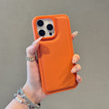 Suitable for apple 17promax chanel drum bag protective cover pure color leather texture iphone16 soft touch mobile phone case
