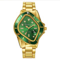 twisted water ghost suit alloy steel belt waterproofcasual watch hip hop quartz watch factory direct sales wholesale
