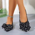 Export small fragrance wave point ballet flats women's new arrivalspringflatsflats mary jane evening shoes