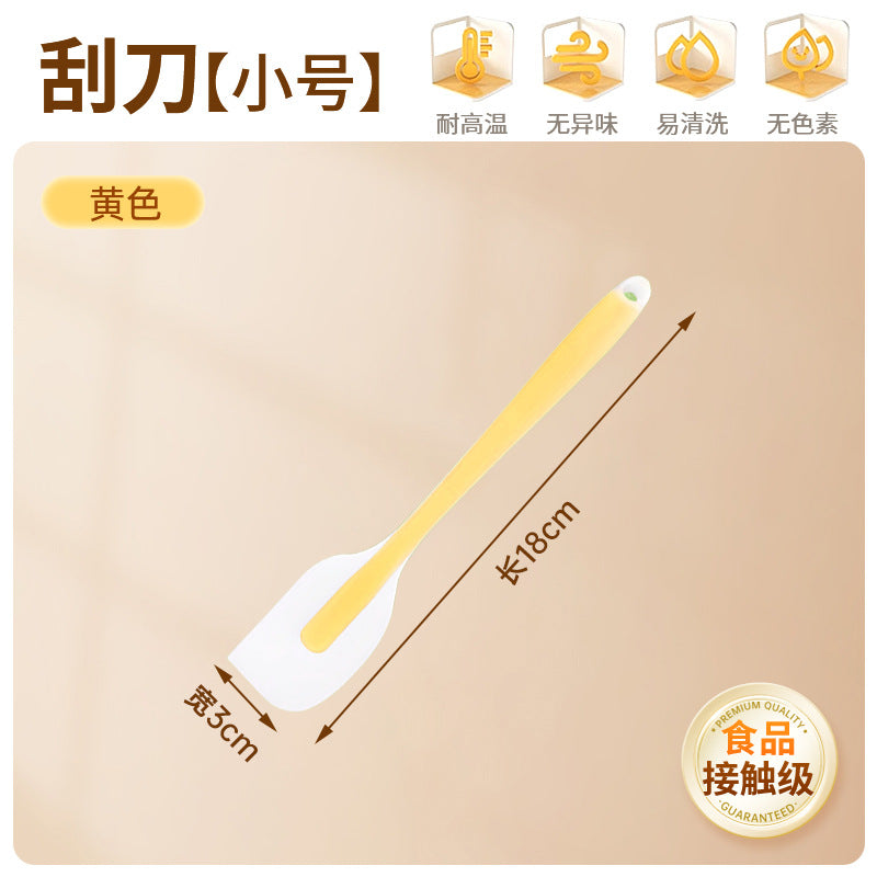 Silicone spatula all-in-one scraper spatula special cake cream mixing knife high temperature resistant food grade baking tool