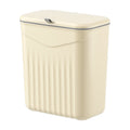 Kitchen hanging trash can for home cabinet wall hanging storage bucket plastic toilet bathroom trash can with lid wholesale