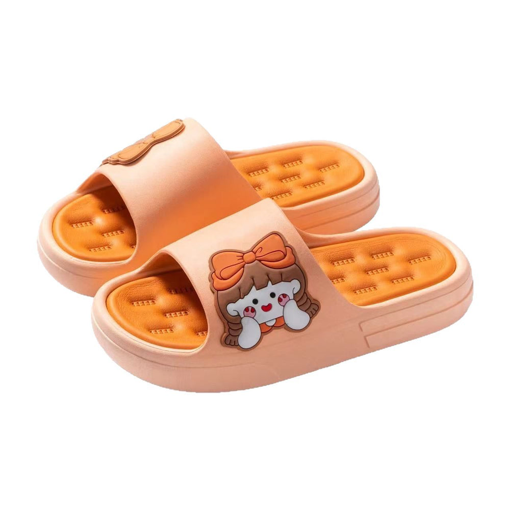 Thick sole slippers women's summeroutwear2025new arrivalcute home indoor non-slip bathroom bath sandals women's slippers