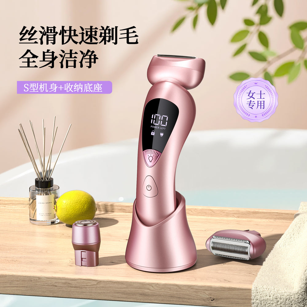 Electric shaver for women - portable, pain-free, and suitable for all over the body. ideal for underarm hair removal and intimate areas. wholesale available
