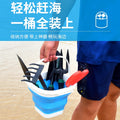 Baolian sea catching tool suit seaside digging clam shovel rake equipment digging tool kids beach three-piece set