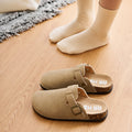 Family kids birkenstock 2025new arrivaloutwear pedal retro lazy slippers for women and middle-aged childrenfashion toe-cap birkenstock