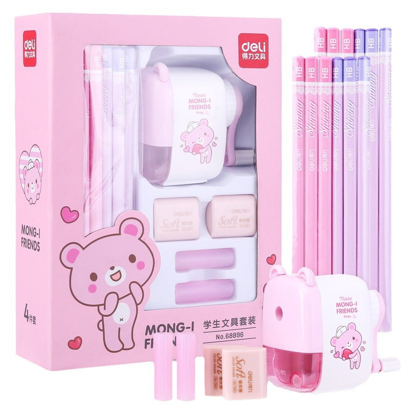 Deli 68896 Stationery Set Primary School Season Stationery Gift Pack June 1st Children's Day Prizes Gift Box Gift