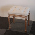 American shoe changing stool solid wood retro dressing stool door shoe stool fitting room makeup stool bed end stool manicure stool