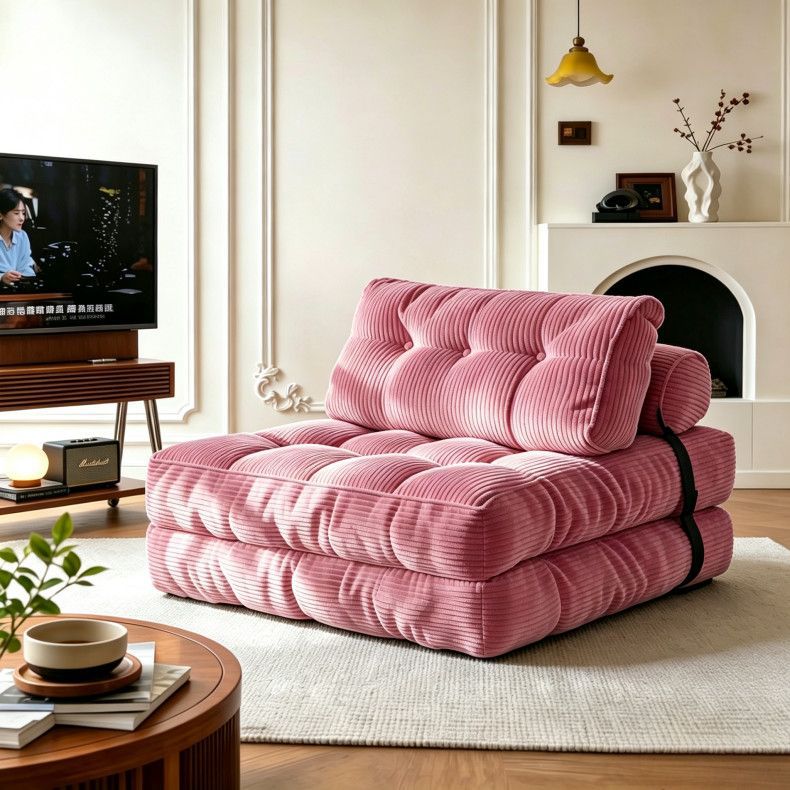 Lazy sofa single living room dual-purpose foldable sofa bed casual tatami reclining human dog house compression sofa