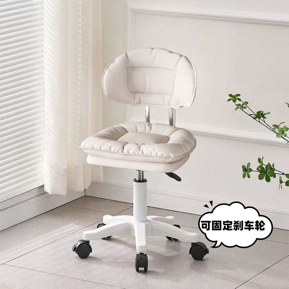 Makeup chair front desk movable computer chair backrest adjustable cloud chair modern casualpopular bar chair swivel chair