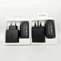Original t845 charger, compatible with samsung phones, 45w european/uk plug, super fast charge 2.0 charging adapter