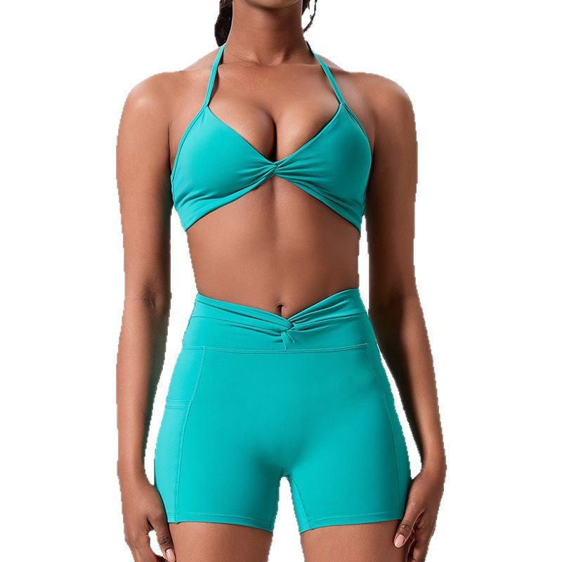 in stockhigh waistslimming look beautiful back yoga suit pilates outdoor running tight sports fitness suit for women
