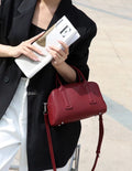 Genuine leather women's handbag 2024 autumn/winter new retro tote bag large capacity shoulder bag fashion commuter crossbody bag