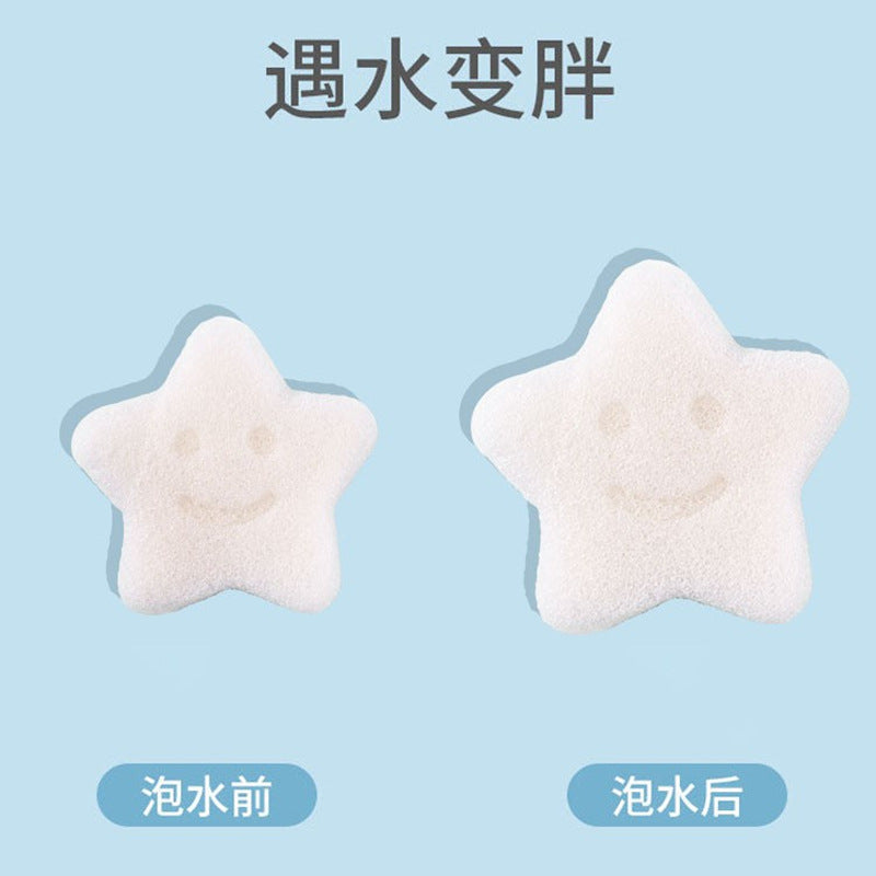 Baby bath sponge konjac puff cotton household newborn face wash puff kids bath scrubber baby bath cotton