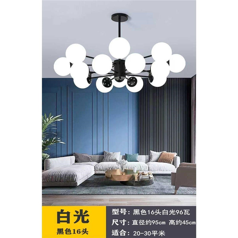 Nordic led pendant light - modern minimalist style for living room,  new arrival, bedroom main light, gold magic bean lamp