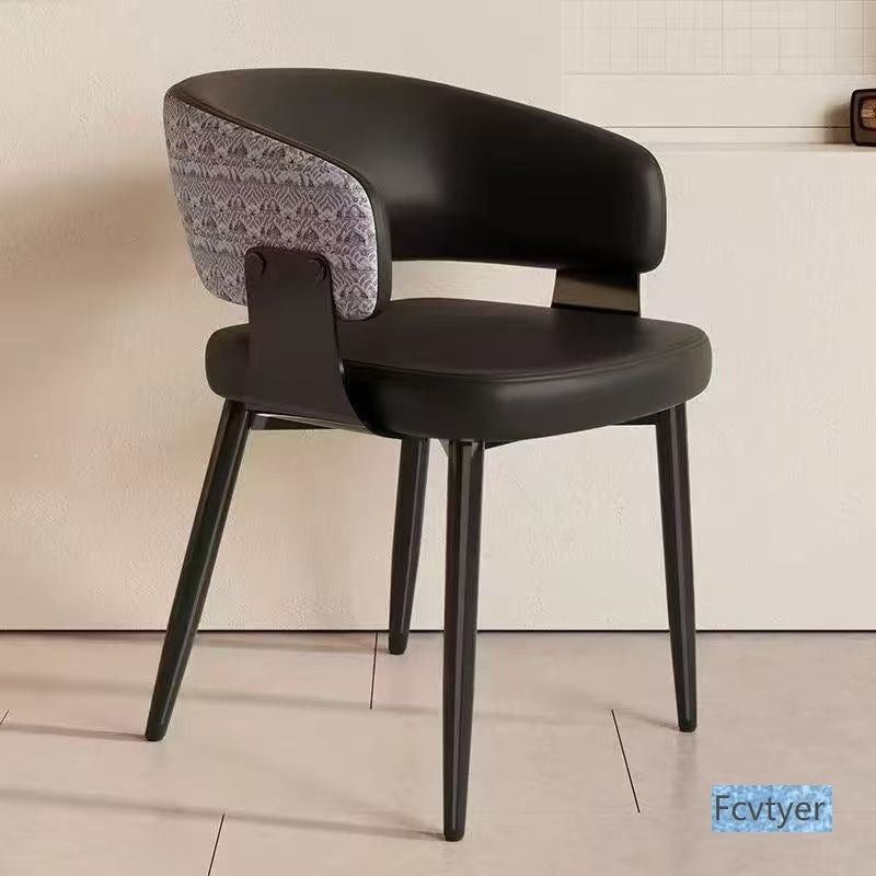 High-end dining chair for home dining table chair accessible luxury tea chair hotel reception negotiation chair casual chair makeup back stool